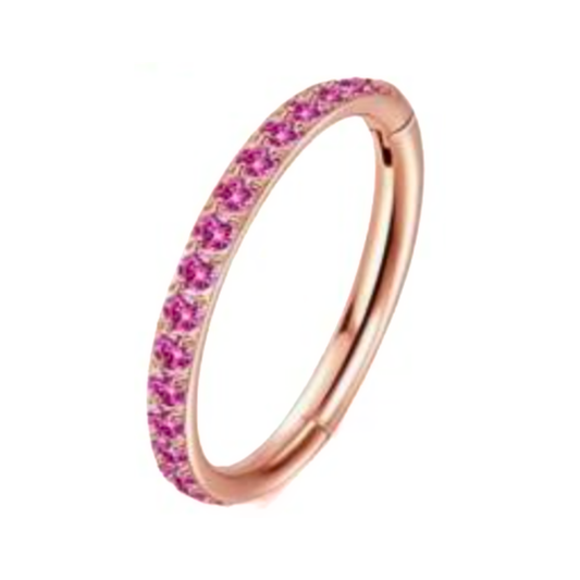 Pink Hinged Segment ring