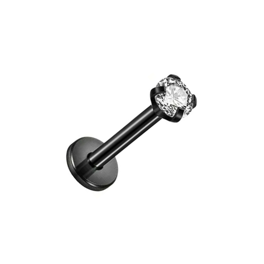 Black Base simple Cz stud