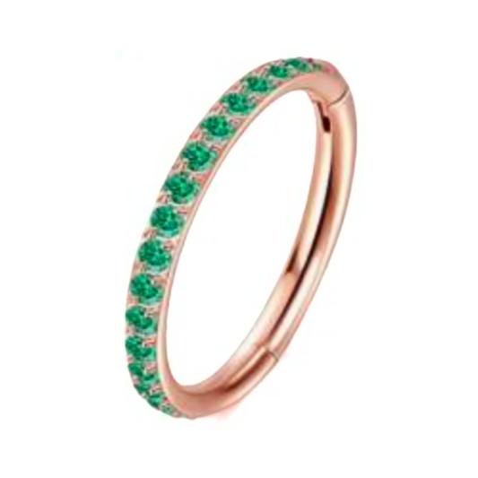 Green Hinged Segment ring