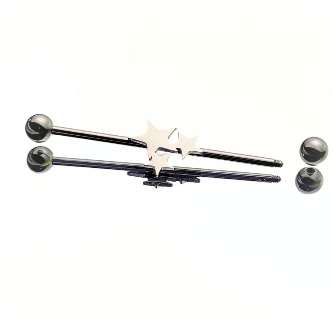 Tri`starry barbell