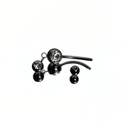 Dangle belly button ring