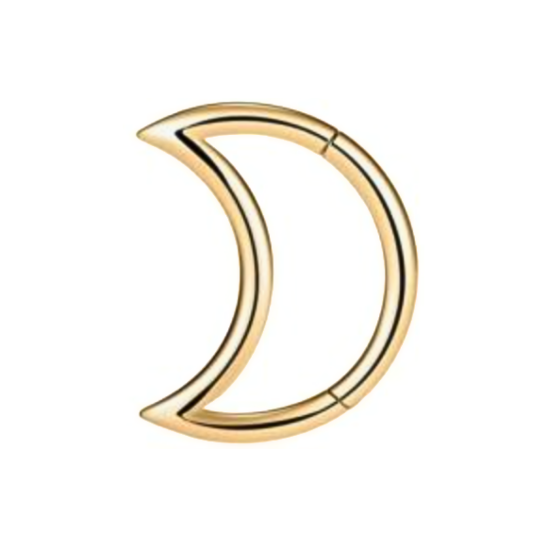 Moon-Shaped Clicker Hoop