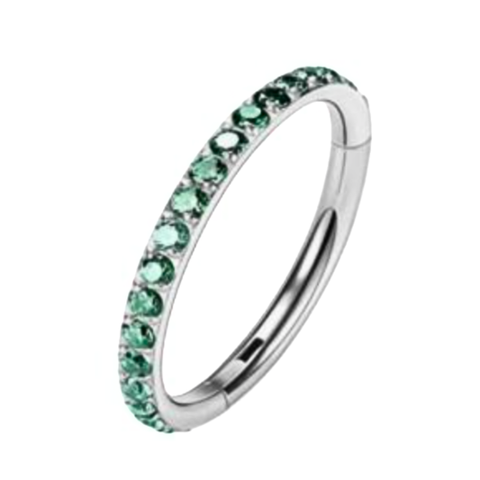 Green Hinged Segment ring